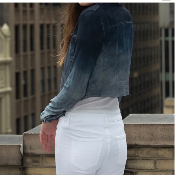 NWT Jakett Josey ombré waxed suede jacket - Picture 3 of 3